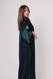 Emerald color dress