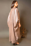 rose crepe dress