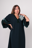 Emerald color dress