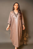 rose crepe dress
