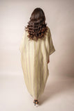 Green striped abaya