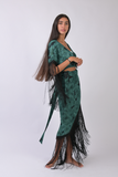 green warp on skirt