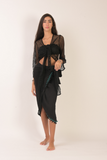 Wrap on top and skirt