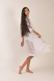 white dress