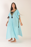 Beach blue dress