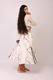 colorful skirt with shirt