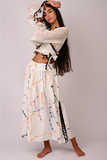 colorful skirt with shirt
