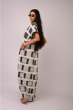 Black and white dress