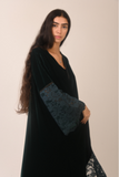 Velvet emerald lace