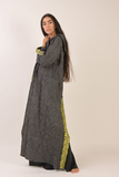 striped abaya